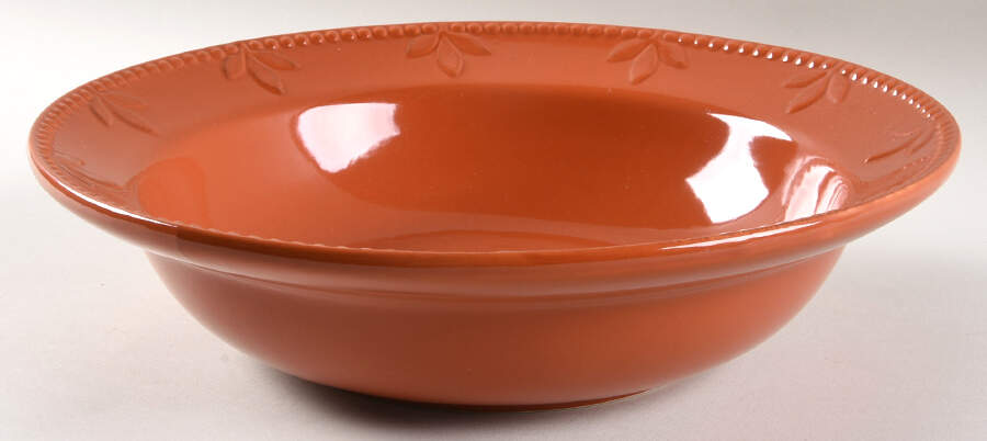 Sorrento Paprika (Orange) 12" Large Salad Serving Bowl by Signature-1