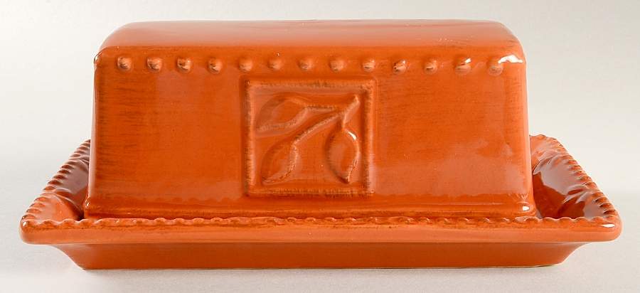 Sorrento Paprika (Orange) 1/4 Lb Covered Butter by Signature-1