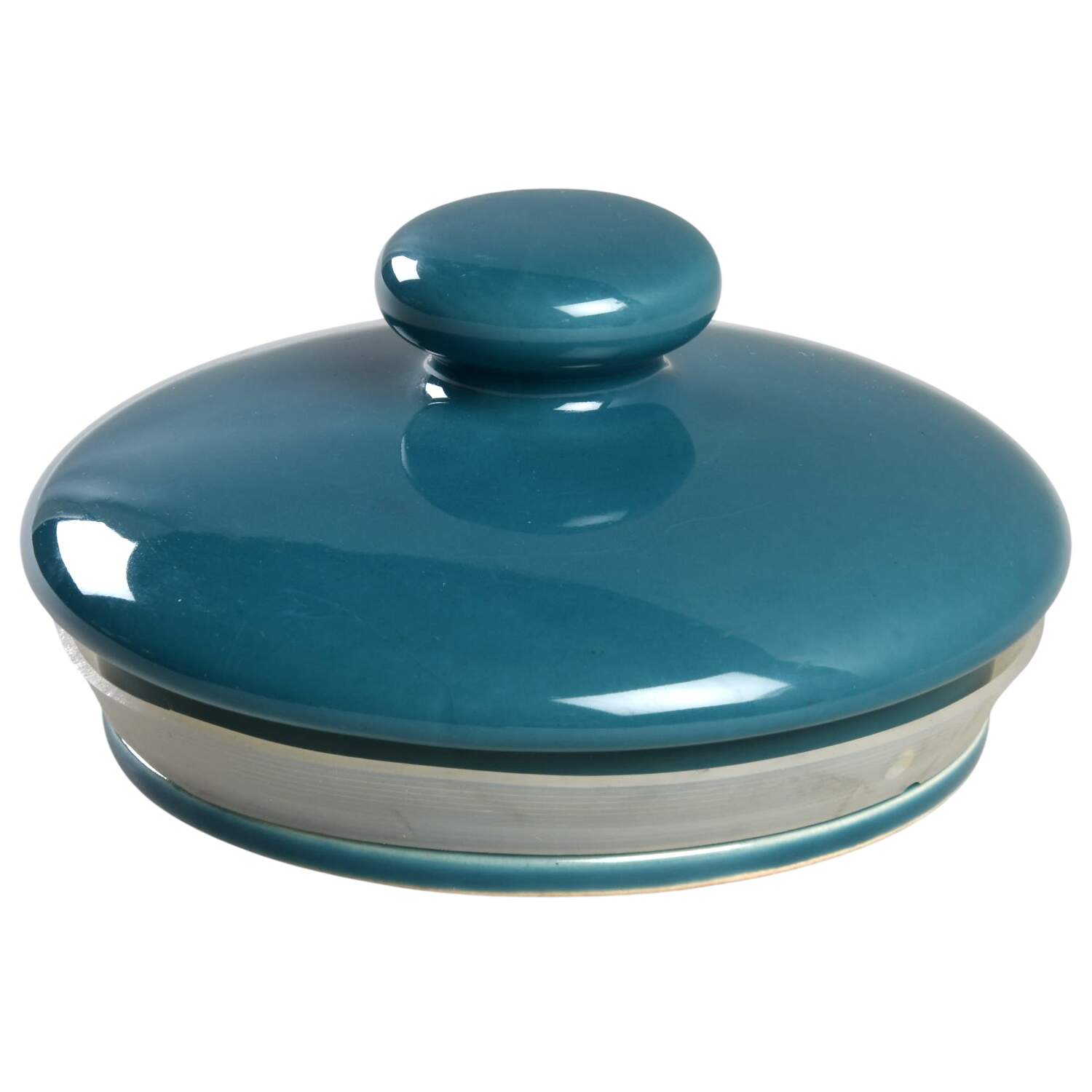 Sorrento Teal Lid for Medium Canister by Signature-1