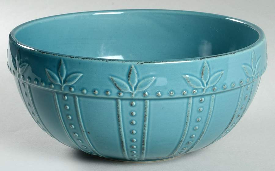 Sorrento Teal 8" Round Vegetable Bowl by Signature-1