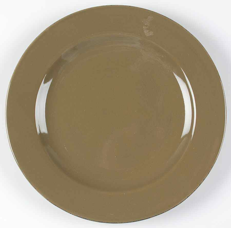 Lucca Olive (Green) Dinner Plate by Signature-1