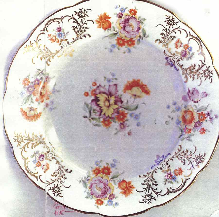 SCH528 Dinner Plate by Schumann - Bavaria-1