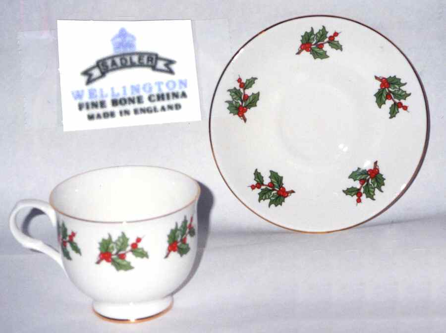 SA18 Footed Cup & Saucer Set by Sadler-1