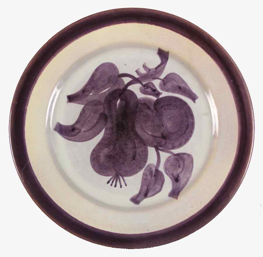 Fruit Mauve (Terra Rose) Service Plate (Charger) by Stangl-1