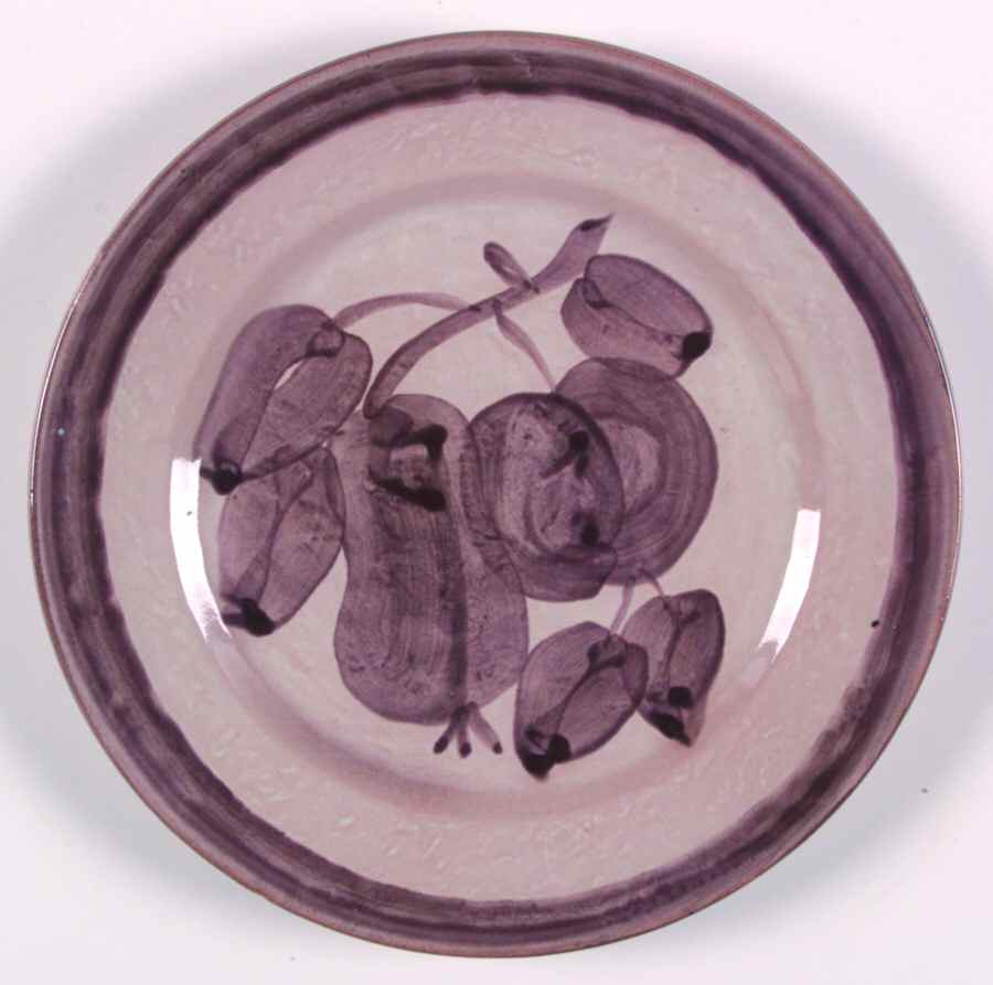 Fruit Mauve (Terra Rose) Salad Plate by Stangl-1