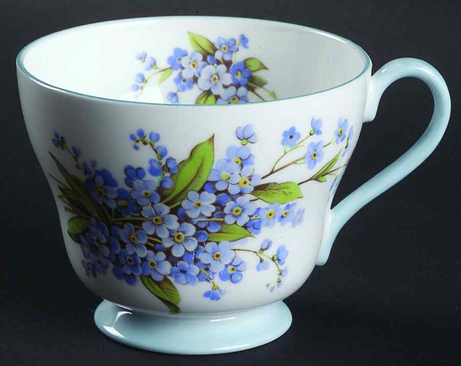 Forget Me Not (Windsor Shape) Footed Cup by Shelley-1