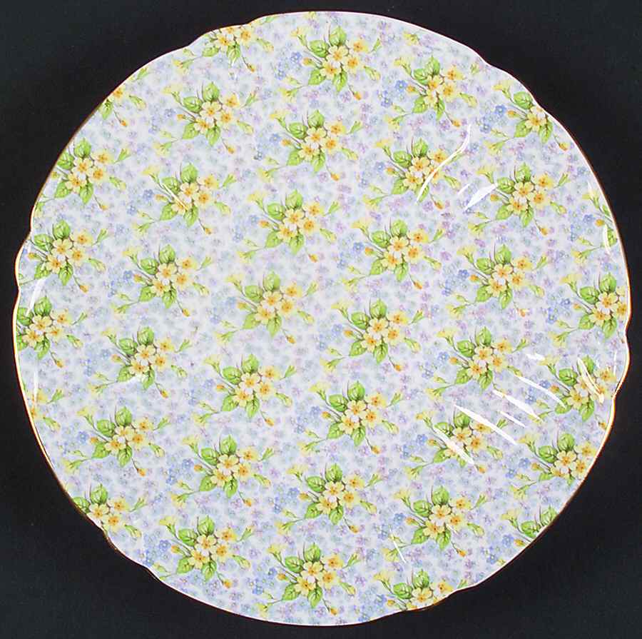 Primrose Chintz (Oleander) Cookie Plate by Shelley-1