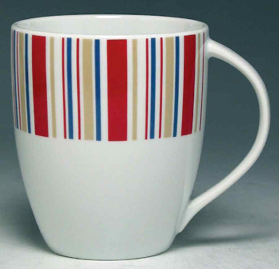Barcode Red Mug by Studio Nova-1