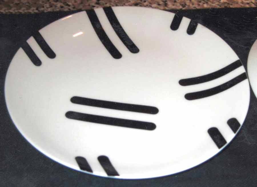 Dashes Bread & Butter Plate by Swid Powell-1