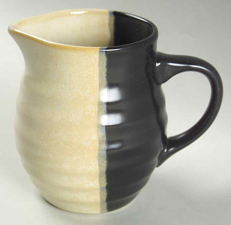 Trio Black Creamer by Sango-1