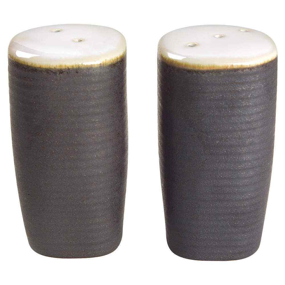 Pristine Charcoal Salt & Pepper Set by Sango-1