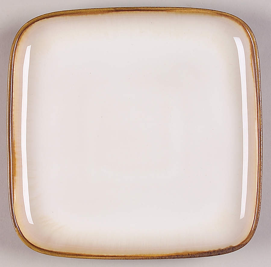 Pristine Mocha Salad Plate by Sango-1