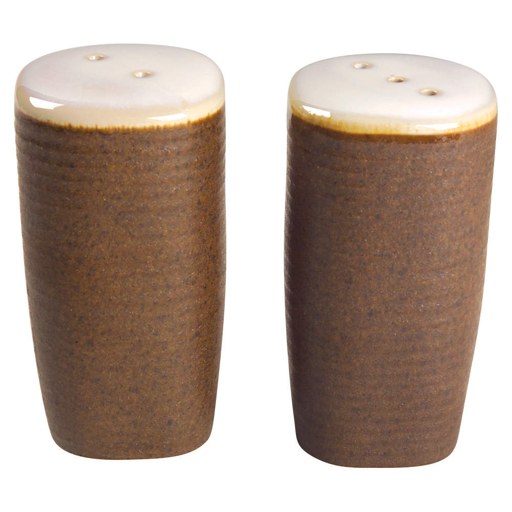 Pristine Mocha Salt & Pepper Set by Sango-1