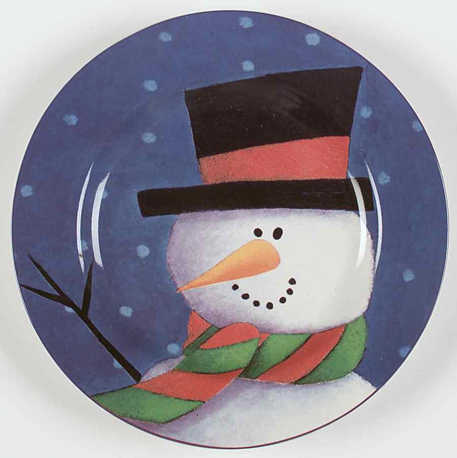 Snowy Day Salad Plate by Sakura-1