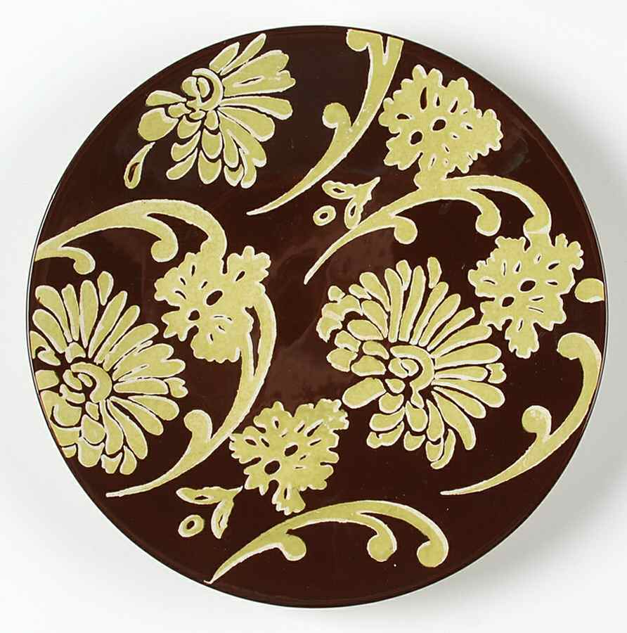 Floret Sage Salad Plate by Studio D-1