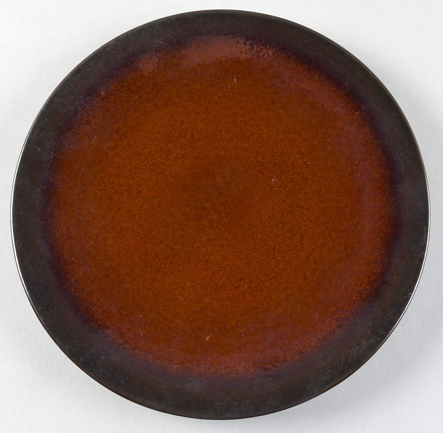Cordovan Brown (Round) Salad Plate by Studio D-1