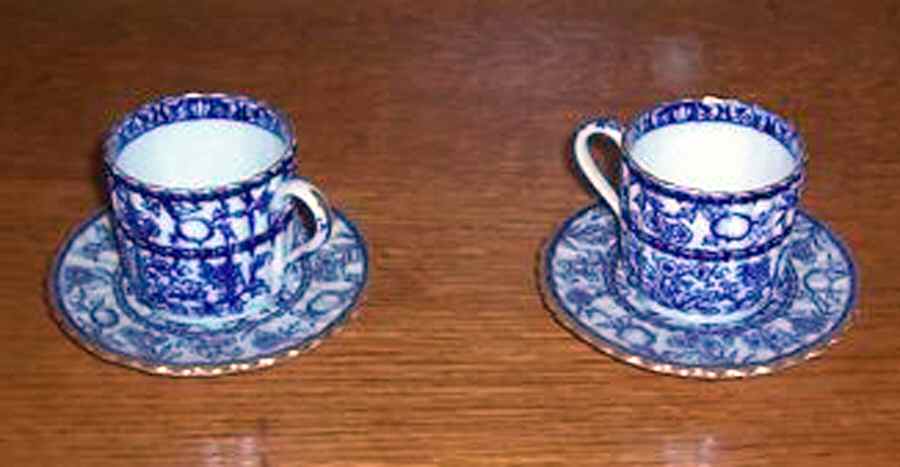 1-3742 Flat Cup & Saucer Set by Spode-1