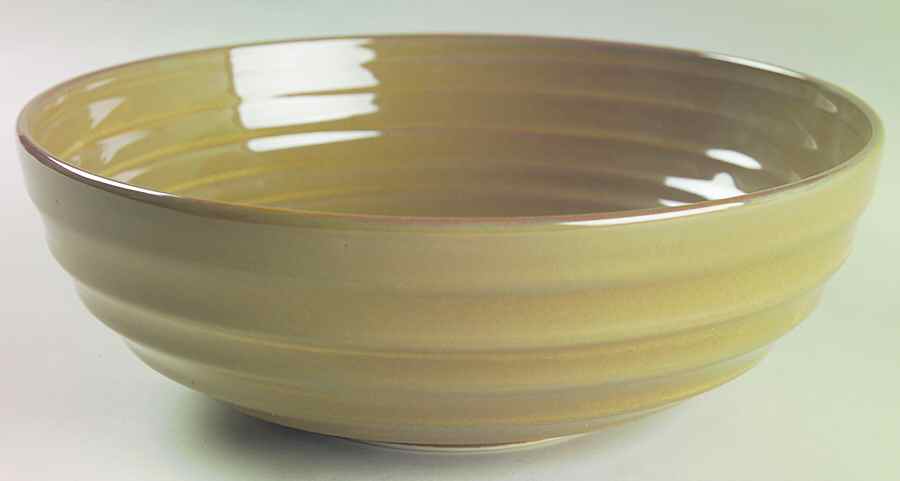 Eternity Colors Mocha 8" Round Vegetable Bowl by Sakura-1