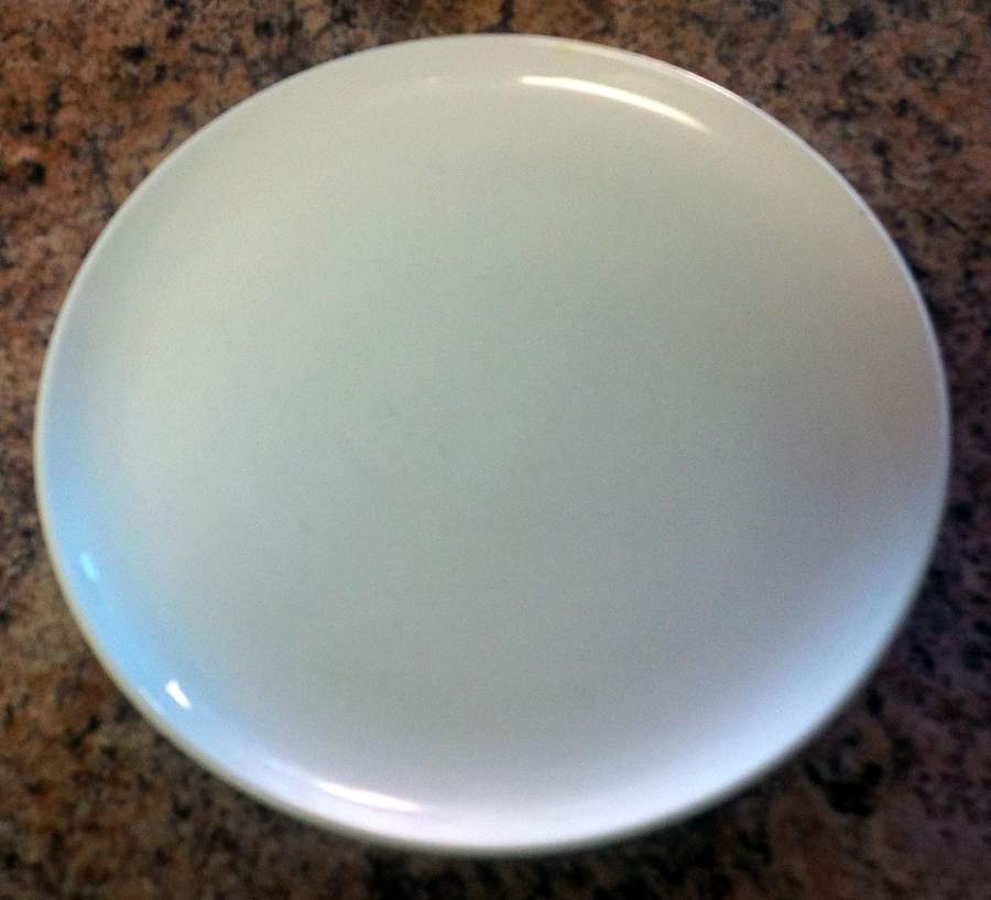 White Pearl Dinner Plate by Studio D-1