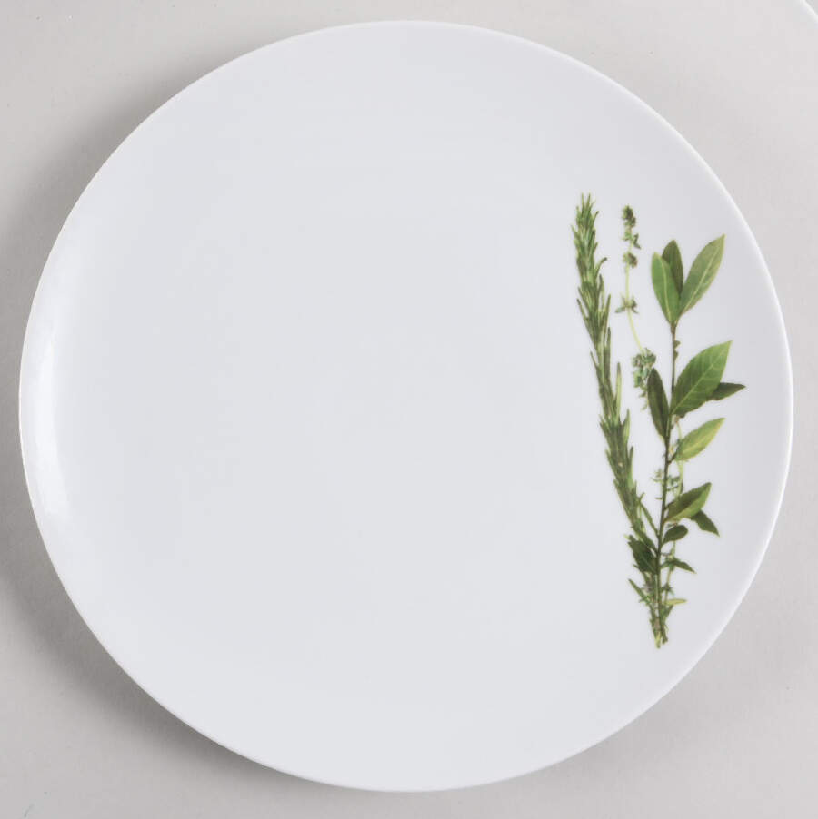 Herb Delight Dinner Plate by Studio Nova-1