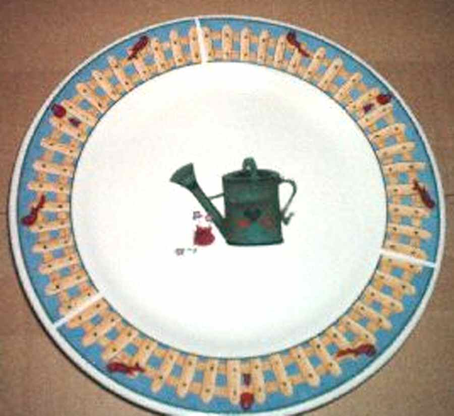 Picket Fences Salad Plate by Sakura-1