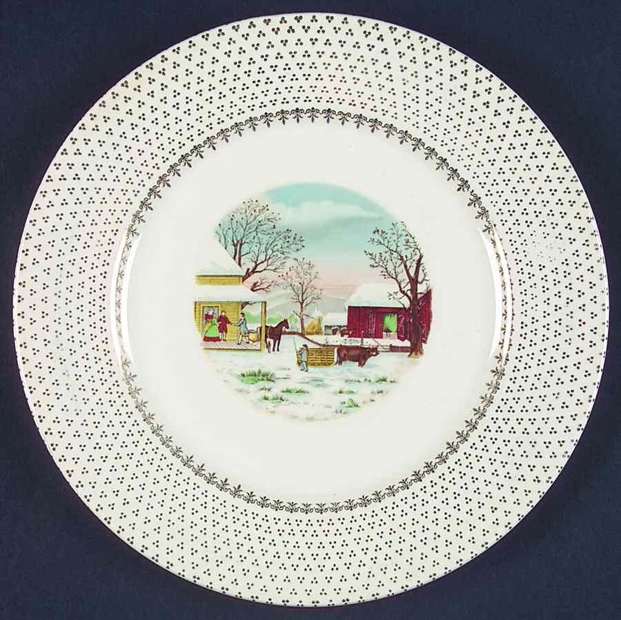 SLM322 Luncheon Plate by Salem-1