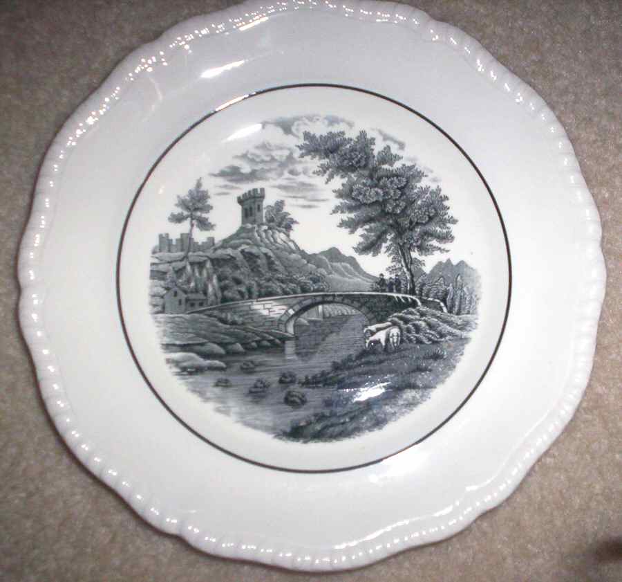 Delft Dinner Plate by Spode-1