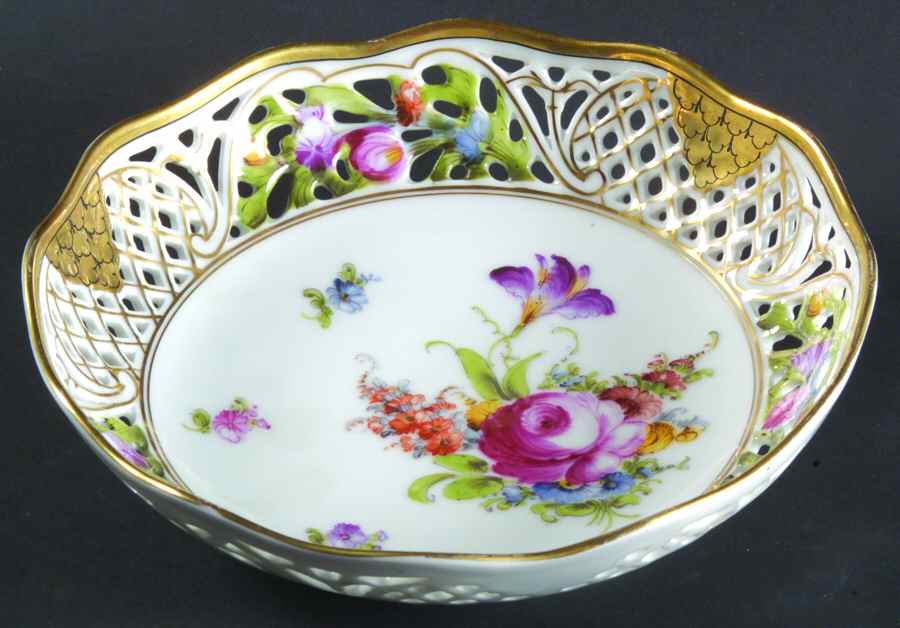 SCH533 7'' Pierced Round Bowl by Schumann - Bavaria-1