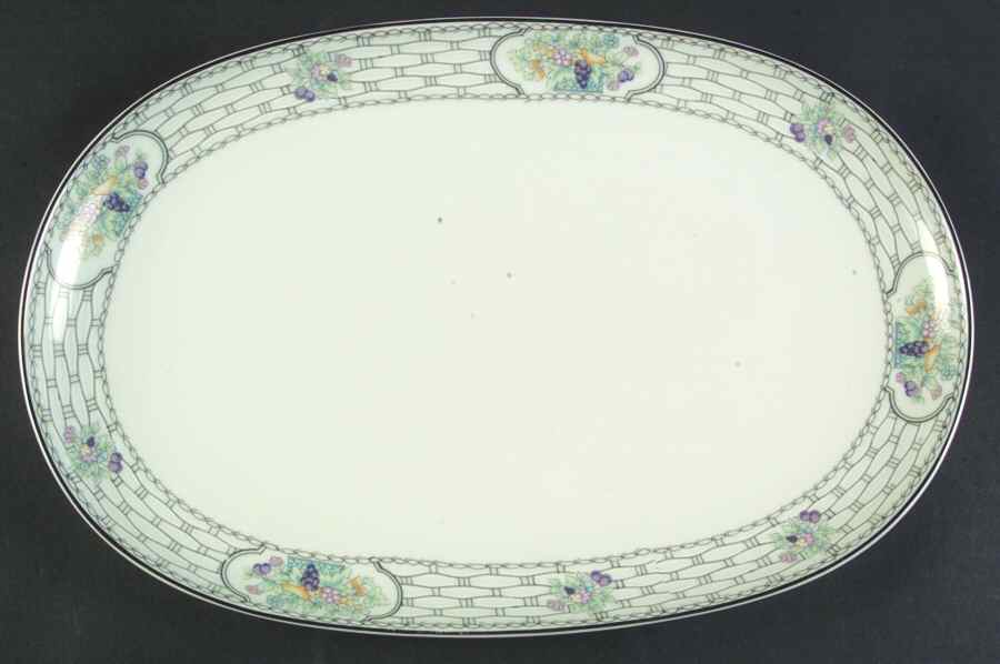 SHM16 12" Oval Serving Platter by Schmidt (Brazil)-1
