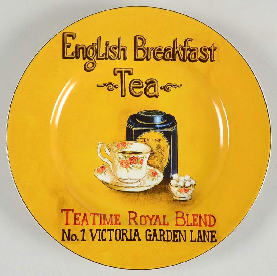 Tea Cups Salad/Dessert Plate by Sakura-1