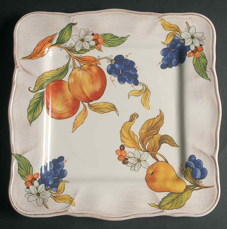 Frutta Square Dinner Plate by Sur La Table-1