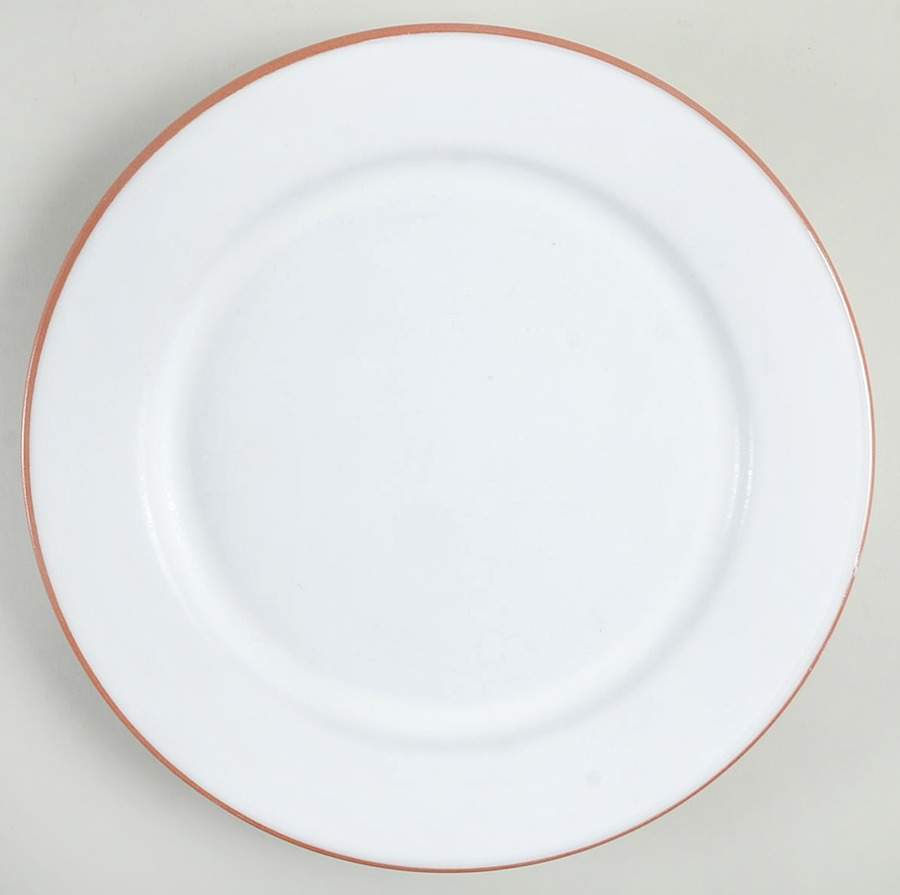 Terra Cotta Trim Dinner Plate by Sur La Table-1