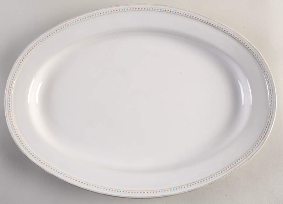 Pearl 16" Oval Serving Platter by Sur La Table-1