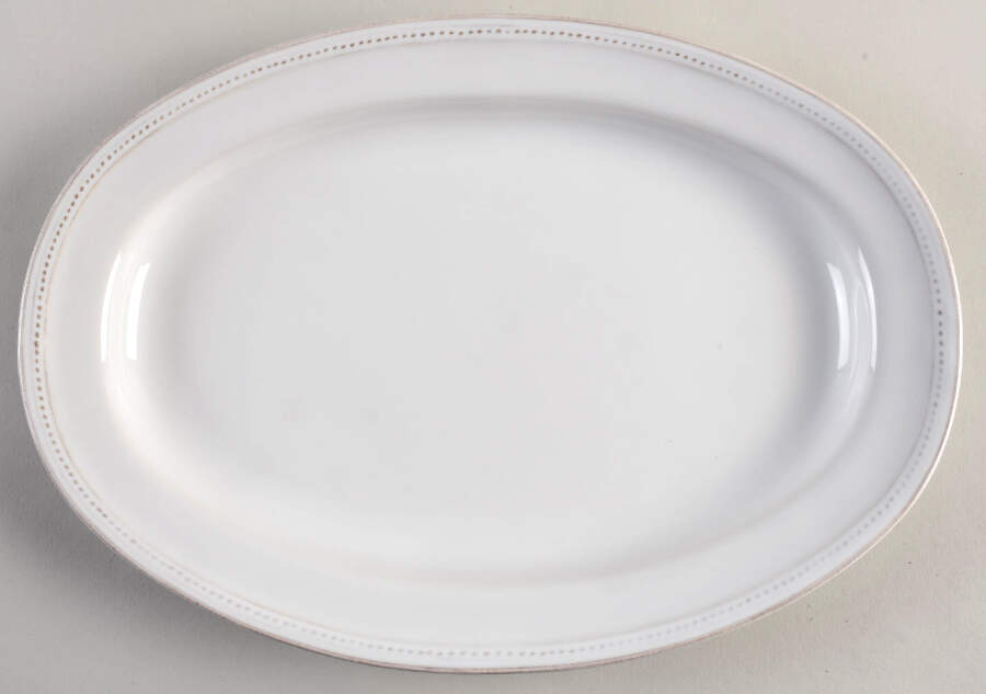 Pearl 14" Oval Serving Platter by Sur La Table-1