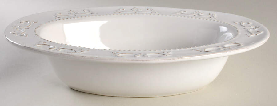 Pearl 15" Oval Vegetable Bowl by Sur La Table-1
