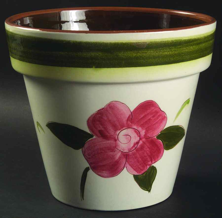 Red Rose 6" Flower Pot by Stangl-1