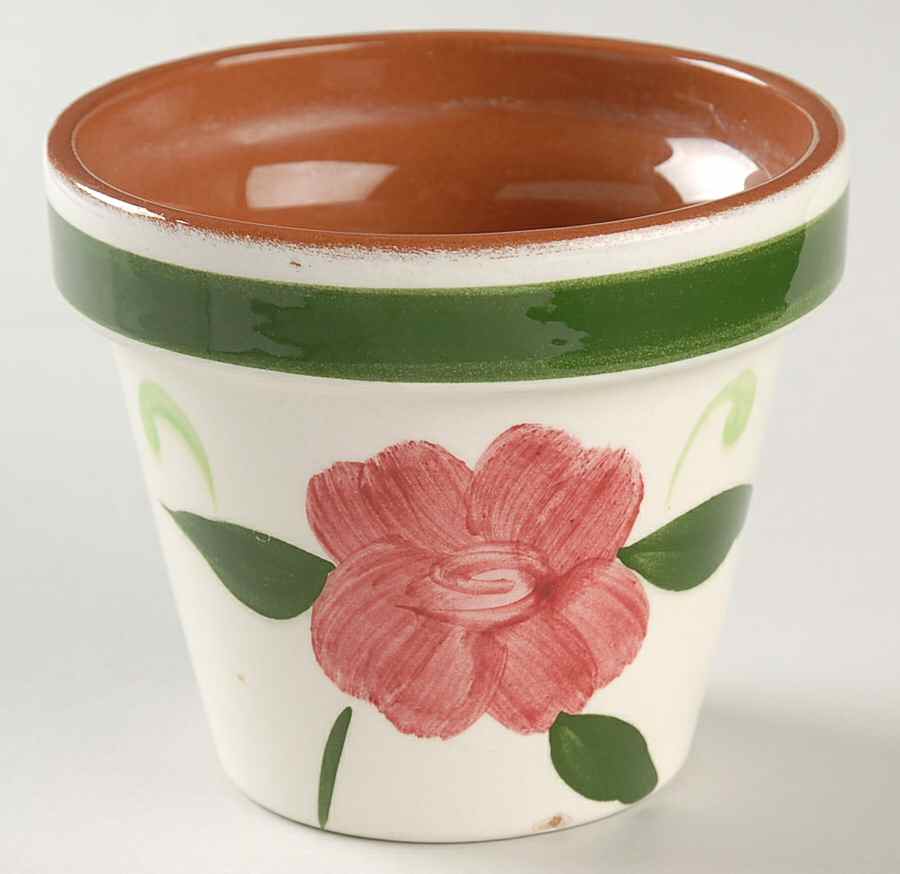 Red Rose 3" Flower Pot by Stangl-1