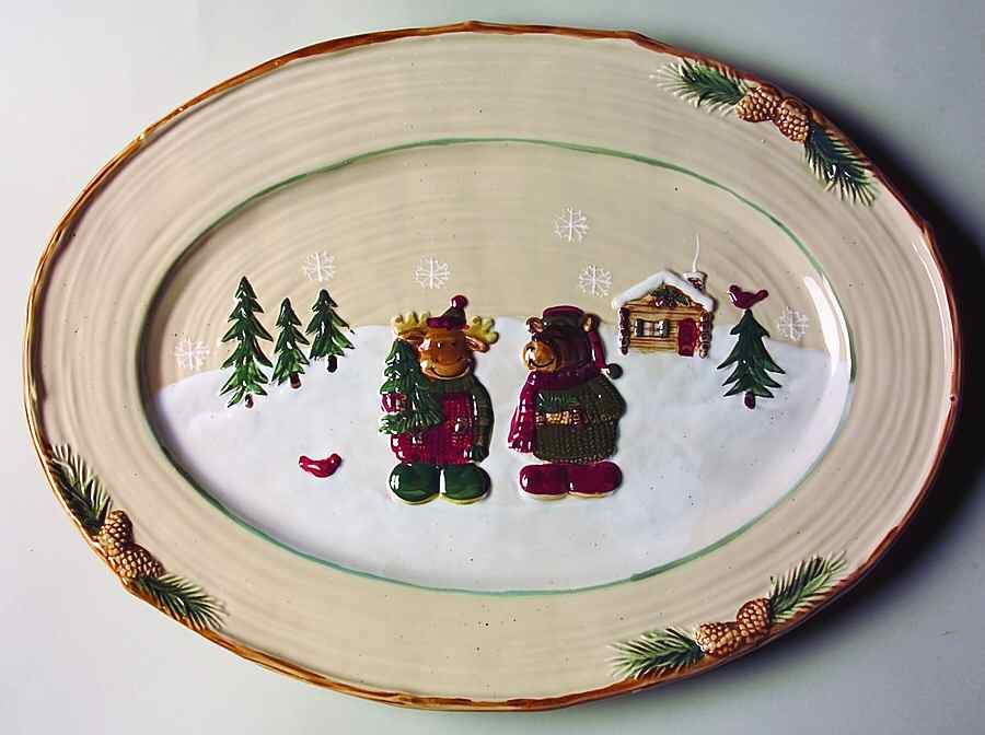 Heartland 18" Oval Serving Platter by St Nicholas Square-1