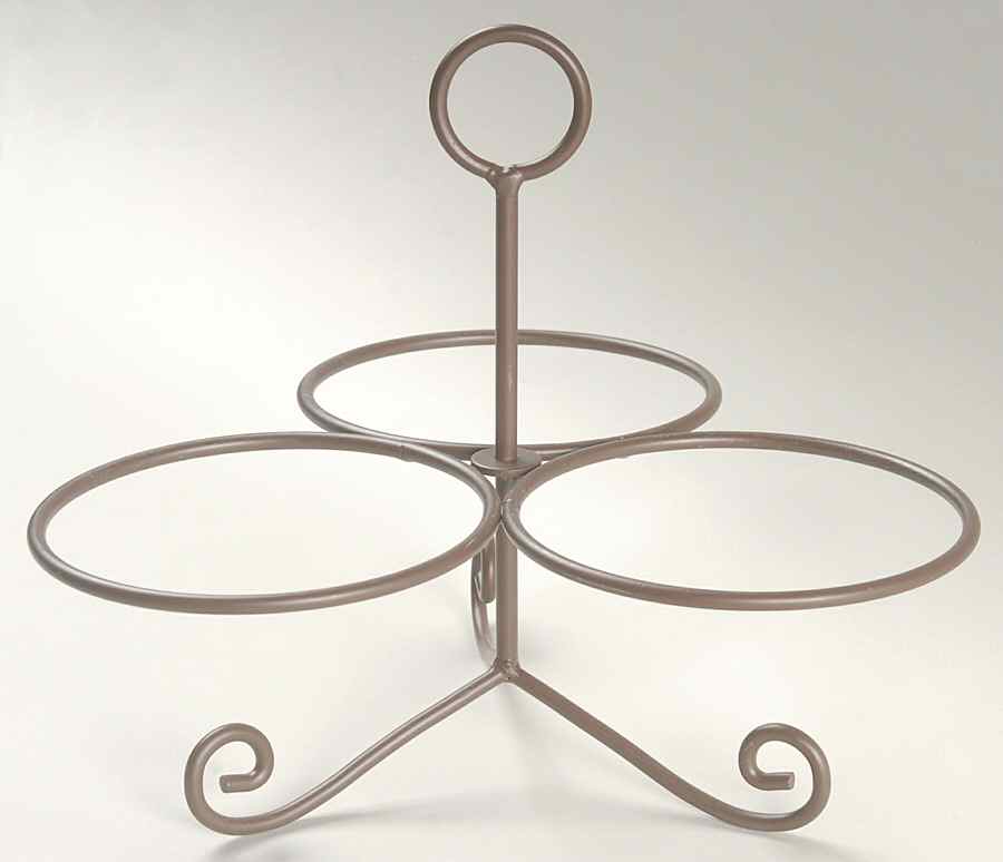 Heartland Metal Stand-For 3 Motif Condiment Bowl Set by St Nicholas Square-1