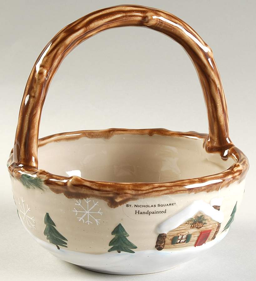 Heartland 6" Handled Basket by St Nicholas Square-1