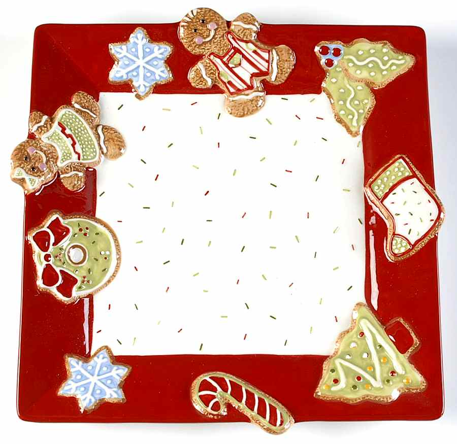 Homemade Holidays Square Dinner Plate by St Nicholas Square-1