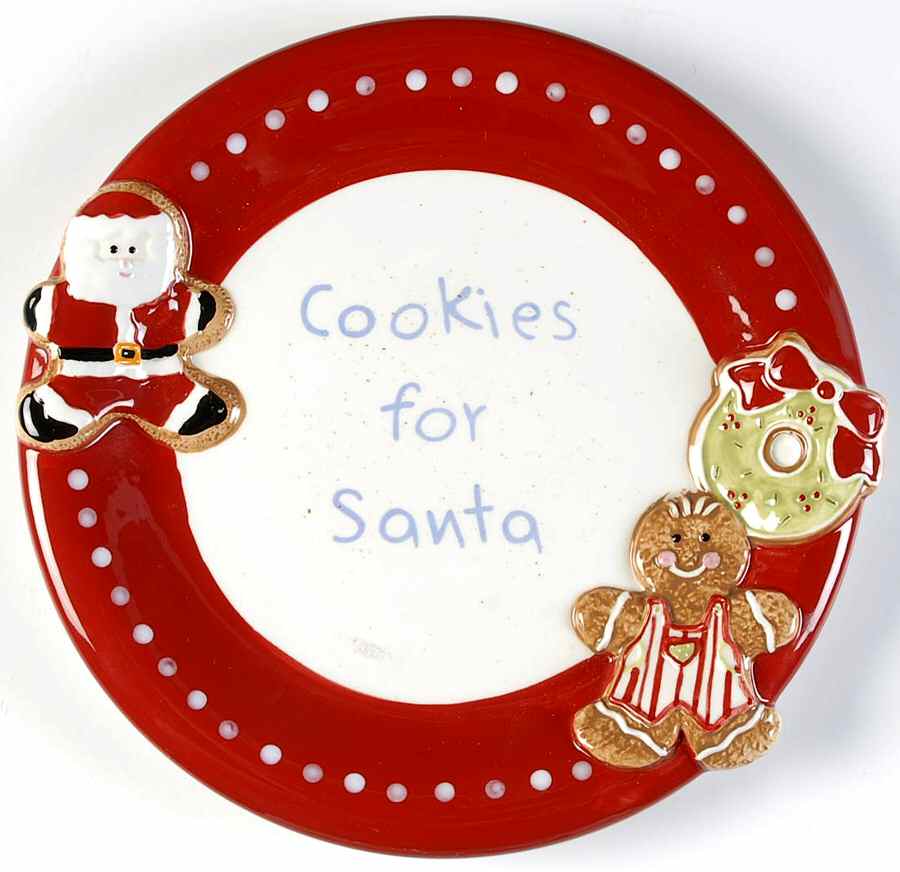 Homemade Holidays Cookies for Santa Luncheon Plate by St Nicholas Square-1