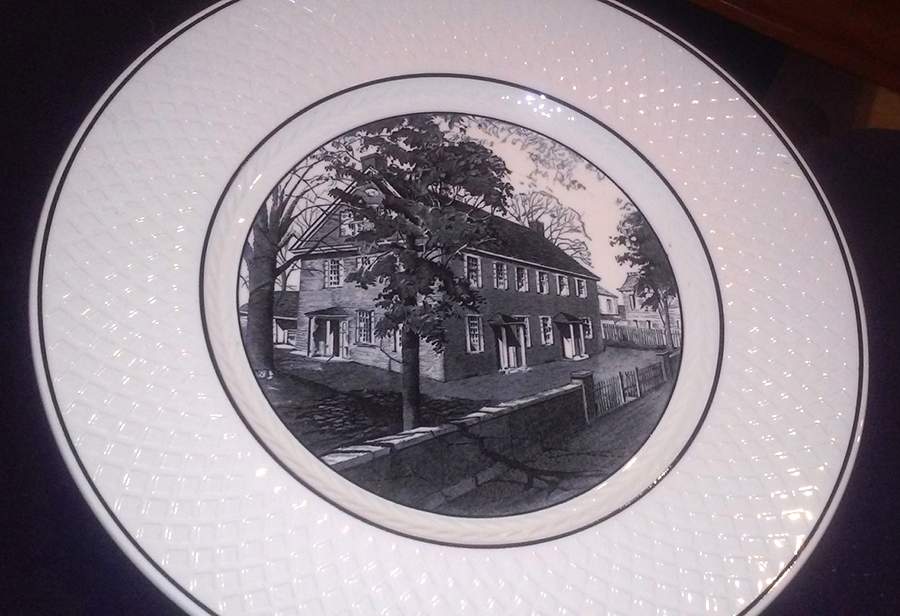 Wilmington Delaware Dinner Plate by Spode-1