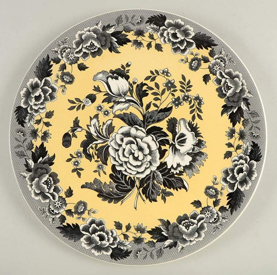 Blue Room Garden Collection (Mixed Colors) 12" Chop Plate (Round Platter) by Spode-1
