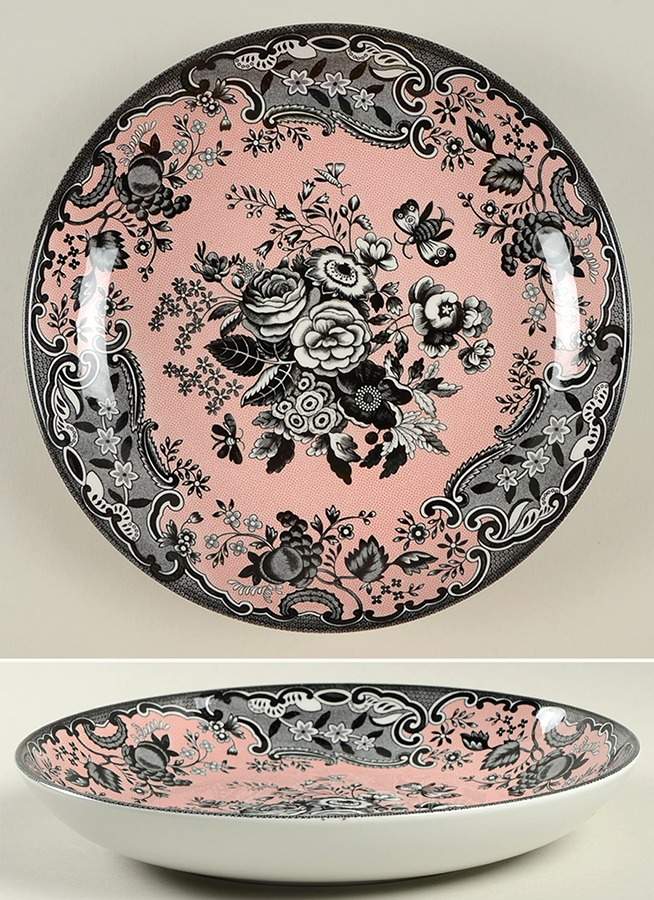 Blue Room Garden Collection (Mixed Colors) 8" Individual Pasta Bowl by Spode-1
