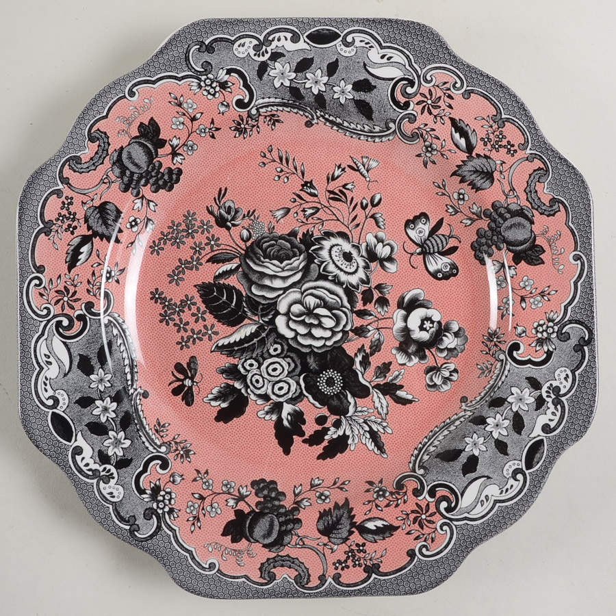 Blue Room Garden Collection (Mixed Colors) 9" Square Fancy Plate by Spode-1