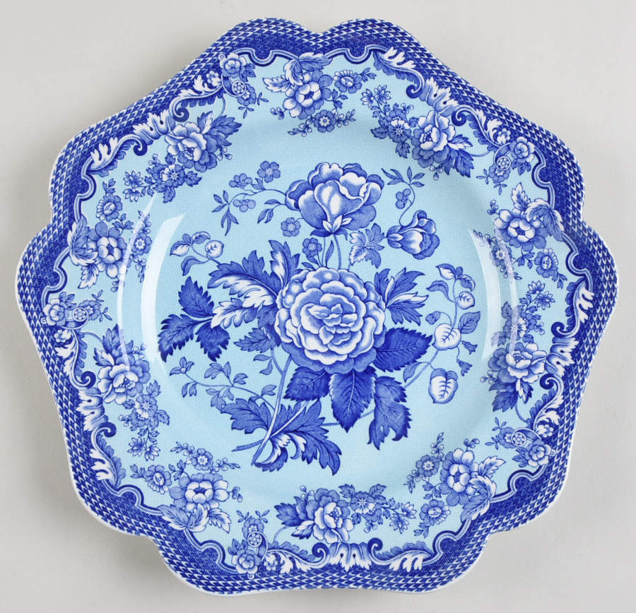 Blue Room Garden Collection (Mixed Colors) 9" Square Fancy Plate by Spode-1
