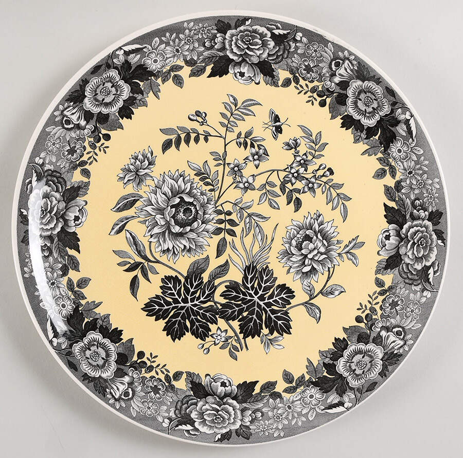 Blue Room Garden Collection (Mixed Colors) 12" Chop Plate (Round Platter) by Spode-1