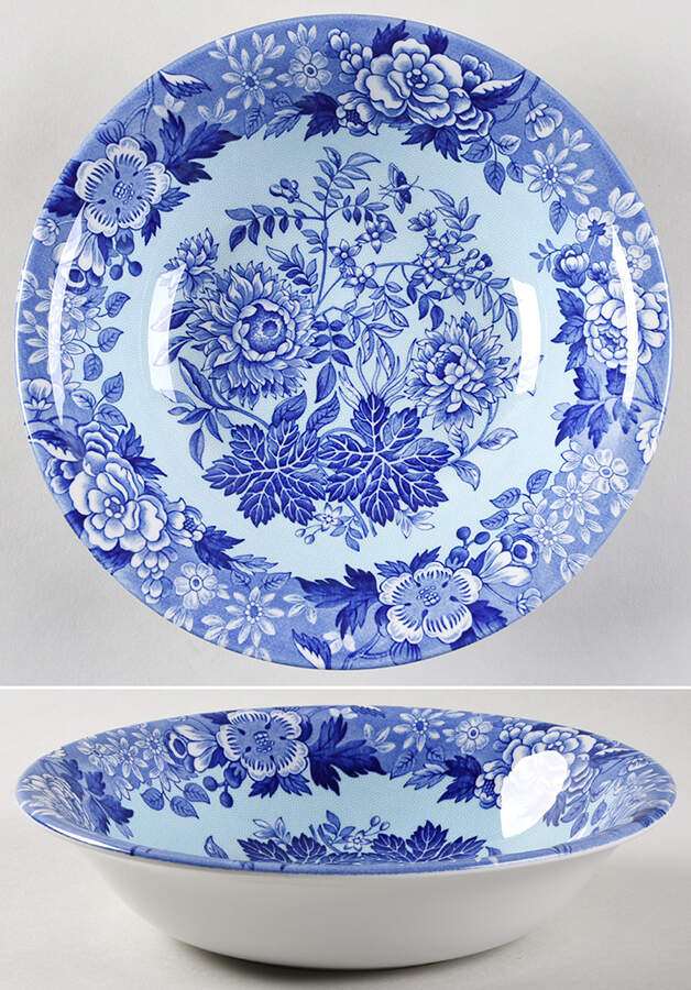 Blue Room Garden Collection (Mixed Colors) Ascot Coupe Cereal Bowl by Spode-1