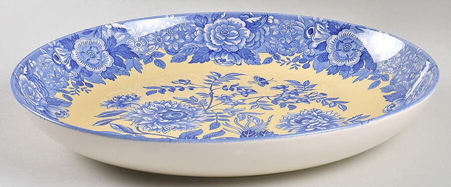 Blue Room Garden Collection (Mixed Colors) 11" Pasta Serving Bowl by Spode-1